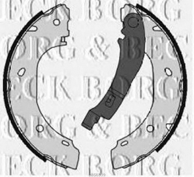 BORG & BECK bbs6339 -  Комплект тормозных колодок